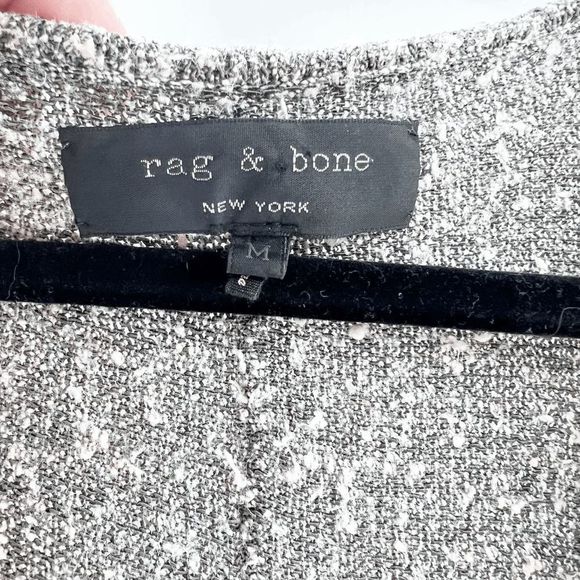 Rag & Bone Women's Grey Knit Tank Top Blouse Size Medium - Picture 3 of 5